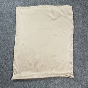 Zima Silk Pillow Case Standard Size Champagne 100% Mulberry Silk Zip Closure